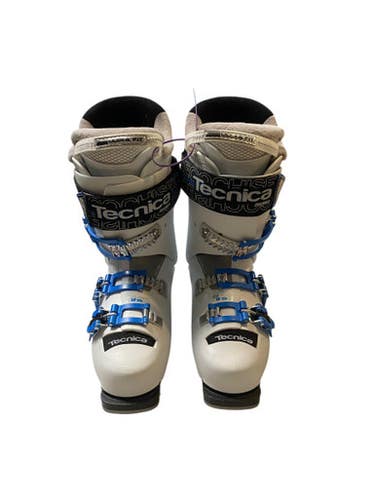 Used Tecnica IFS Womens DH Ski Boot White 255 MP - M07.5 - W08.5 11706-S000365289