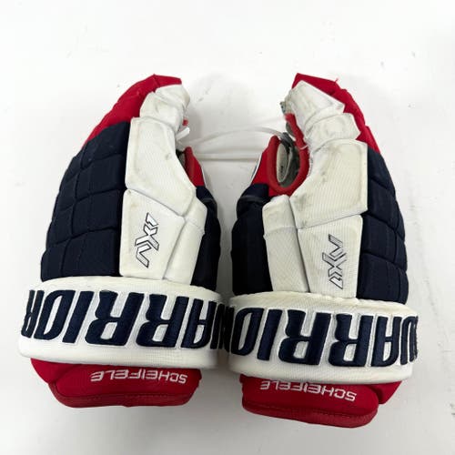 Used Navy/Red/White Winnipeg Jets Herritage Warrior Covert AX1 Pro Glvoes | Scheifele | 13" E619