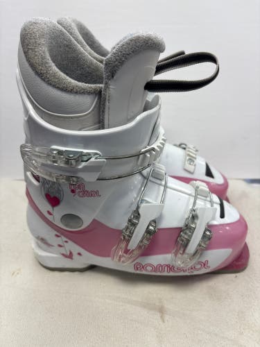 Mondo 21 & 21.5 Kid's Rossignol Fun Girl Ski Boots (Used)