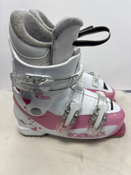 Mondo 21 & 21.5 Kid's Rossignol Fun Girl Ski Boots (Used)