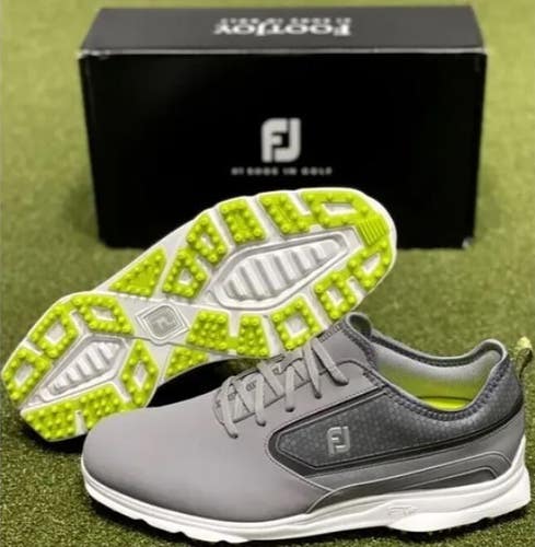 FootJoy Superlites XP Mens Golf Shoes Style 58086 Gray Size 8 Medium (D) NEW!