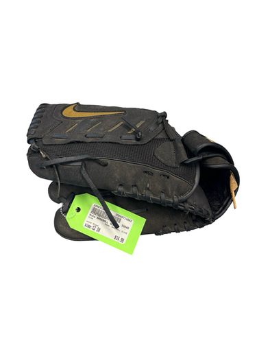 Used Nike BASEBALL GLOVE BB/SB Glove LH Throw Black 12" 11682-S000118850