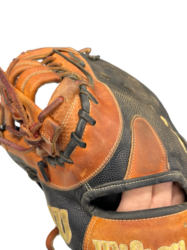 Used Wilson A2000 BB/SB Glove LH Throw Black 12 1/2" 11682-S000118868