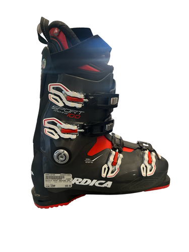 Used Nordica SPORT MACHINE 100 Mens DH Ski Boot Grey 335 MP - M15.5 11682-S000118725