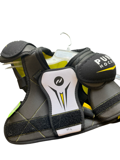 Used PURE HOCKEY SHOULDER PADS MD Youth Shoulder Pads LG 11682-S000118075