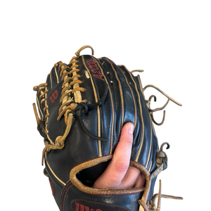 Used Wilson A2000 12.75 BB/SB Glove LH Throw Black 12 3/4" 11682-S000119116