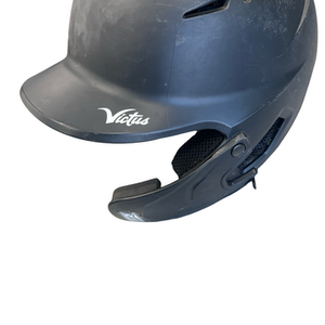 Used Victus BASEBALL HELMET Batting Helmet w/Mask Black MD 11682-S000120729