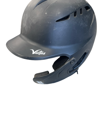 Used Victus BASEBALL HELMET Batting Helmet w/Mask Black MD 11682-S000120729