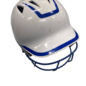 Used Champro HELMET W MASK Batting Helmet w/Mask White MD 11682-S000120700