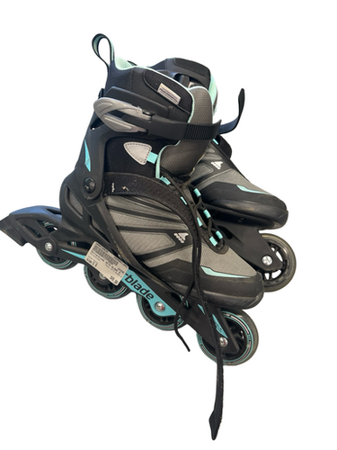 Used Rollerblade ZETA BLADE 9 Senior Rec Fitness Skates Black Senior 9 11682-S000120639