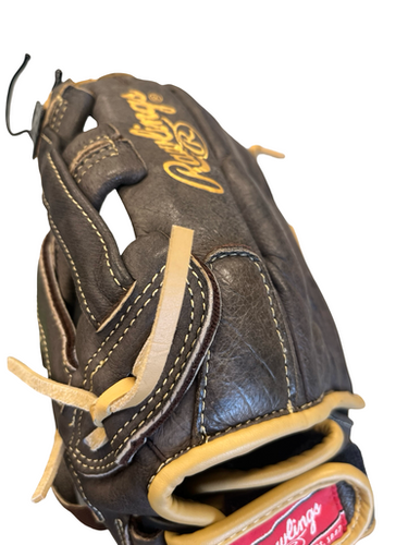 Used Rawlings HIGHLIGHT SERIES BB/SB Glove RH Throw Brown 11 1/2" 11682-S000120619