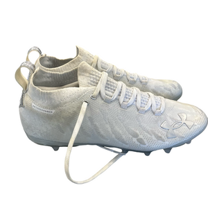 Used Under Armour Adult FB Cleats White Senior 12 11682-S000117299