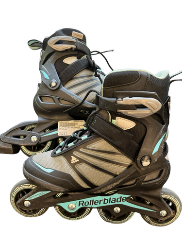 Used Rollerblade ZERTABLADE Senior Rec Fitness Skates Black Senior 7 11682-S000116893