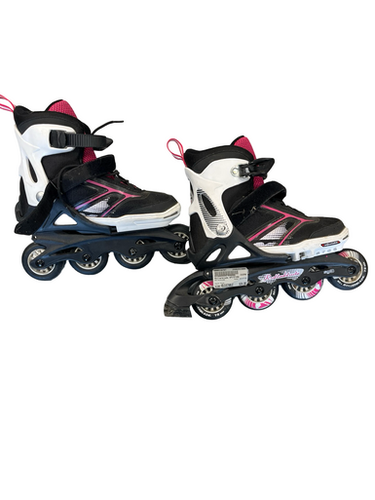 Used Rollerblade SPITFIRE Junior Rec Fitness Skates Pink Adjustable 11682-S000116797