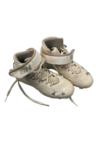 Used Under Armour CLEATS BB/SB Cleats White Junior 03 11682-S000107320