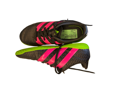 Used Adidas Soccer Indoor Shoes Black Junior 03 11682-S000107068