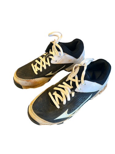 Used Mizuno CLEATS BB/SB Cleats Black Junior 05.5 11682-S000106883
