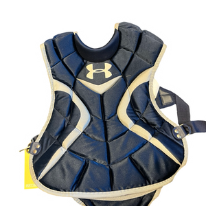 Used Under Armour CHEST PROTECTOR Catchers Chest Protector Navy Blue Youth 11682-S000106795