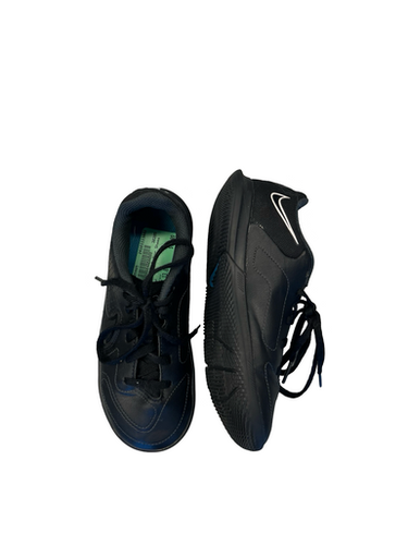 Used Nike Soccer Indoor Shoes Black Youth 13.0 11682-S000105985