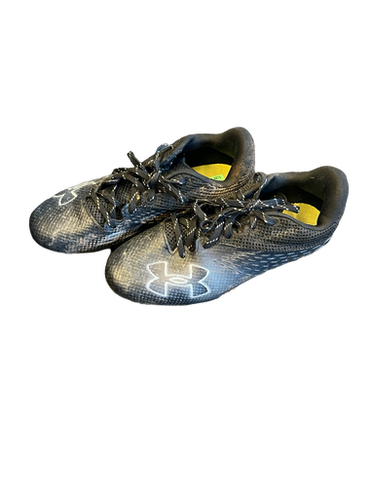 Used Under Armour Soccer Cleats Black Junior 03.5 11682-S000104744