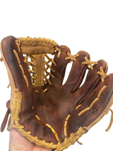 Used Rawlings GG ELITE  11 1/2 BB/SB Glove RH Throw Brown 11 1/2" 11682-S000121857