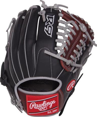 New RAWLINGS R9 11.75" GLOVE #R92054BSG 11682-RAWR92054BSGR