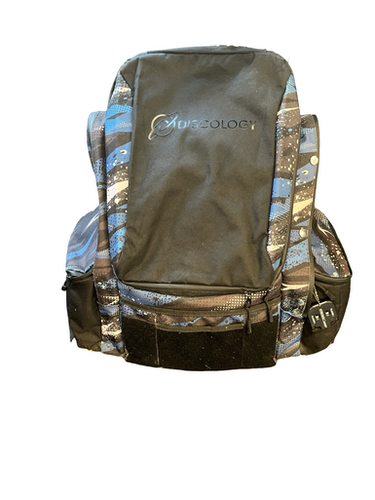 Used Disc Golf Backpack Black 11682-S000121296