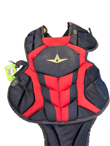 Used All Star CATCHER CHEST Catchers Chest Protector Navy Blue Intermed 11682-S000119970
