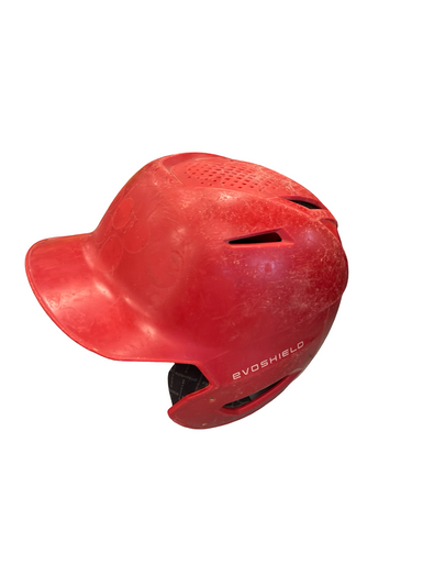 Used Evoshield HELMET Batting Helmet No Mask Red SM 11682-S000119967