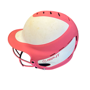 Used RIP-IT HELMET Batting Helmet w/Mask Pink MD 11682-S000119908
