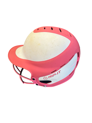 Used RIP-IT HELMET Batting Helmet w/Mask Pink MD 11682-S000119908