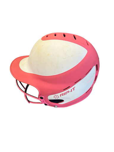 Used RIP-IT HELMET Batting Helmet w/Mask Pink MD 11682-S000119908