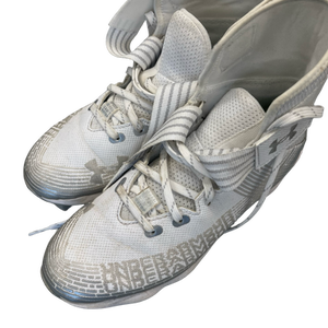 Used Under Armour Adult FB Cleats White Senior 6 11682-S000115942