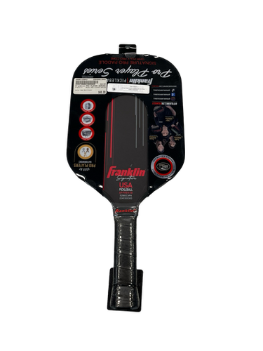 Used Franklin PRO PLAYER SERIES Pickleball Racquet Red And Black 11682-S000112643