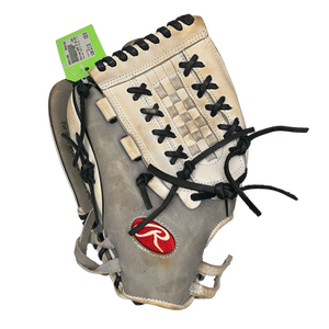 Used Rawlings HEART OF THE HIDE  12 1/2 BB/SB Glove LH Throw Grey 12 1/2" 11682-S000111985