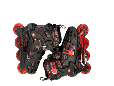 Used RollerDerby ADJ Junior Rec Fitness Skates Black Adjustable 11682-S000111929