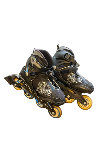 Used Bladerunner ABEC 3 Junior Rec Fitness Skates Black Adjustable 11682-S000111886
