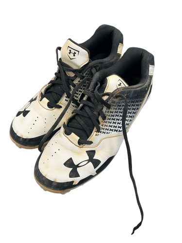 Used Under Armour BASEBALL BB/SB Cleats White Senior 8.5 11682-S000111148