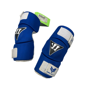 Used Warrior RABIL NEXT Lacrosse Arm Pads/Guards Royal Blue MD 11682-S000110276
