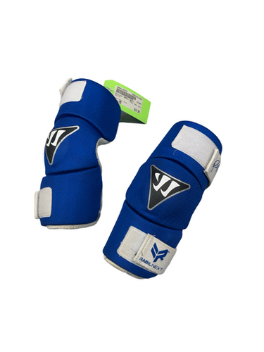 Used Warrior RABIL NEXT Lacrosse Arm Pads/Guards Royal Blue MD 11682-S000110276