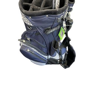 Used Sun Mtn 9 WAY CART BAG Mens Cart Bag Navy Blue 11682-S000114826