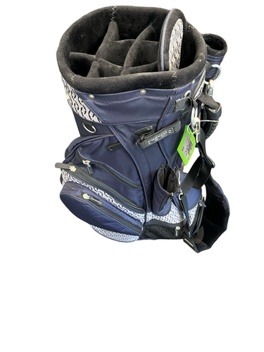 Used Sun Mtn 9 WAY CART BAG Mens Cart Bag Navy Blue 11682-S000114826