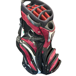 Used Sun Mtn 14 WAY Mens Cart Bag Maroon 11682-S000114504