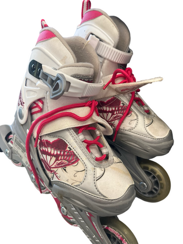 Used Bladerunner ABEC 3 Junior Rec Fitness Skates Grey Adjustable 11682-S000113028