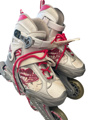 Used Bladerunner ABEC 3 Junior Rec Fitness Skates Grey Adjustable 11682-S000113028