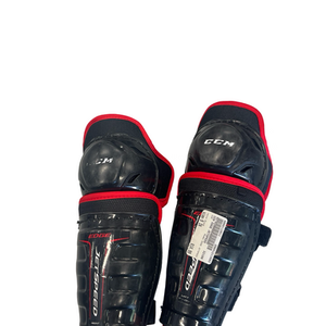 Used CCM EDGE JETSPEED Youth Shin Guards Black 9" 11682-S000112911