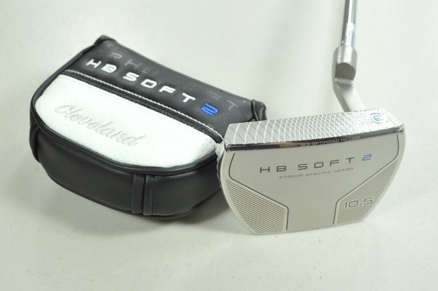 Cleveland HB Soft 2 Model 10.5 34" Putter RH Slight Arc Steel with Cover #204107