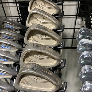 Used Cobra OVERSIZE SENIOR IRON SET Mens Iron Set RH 6I-PW 11834-S000041638