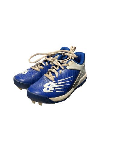Used New Balance BB CLEAT BB/SB Cleats Royal Blue And White Youth 12.0 11834-S000041579