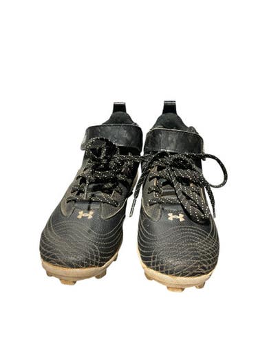 Used Under Armour BH BB CLEAT BB/SB Cleats Black Junior 02.5 11834-S000041544
